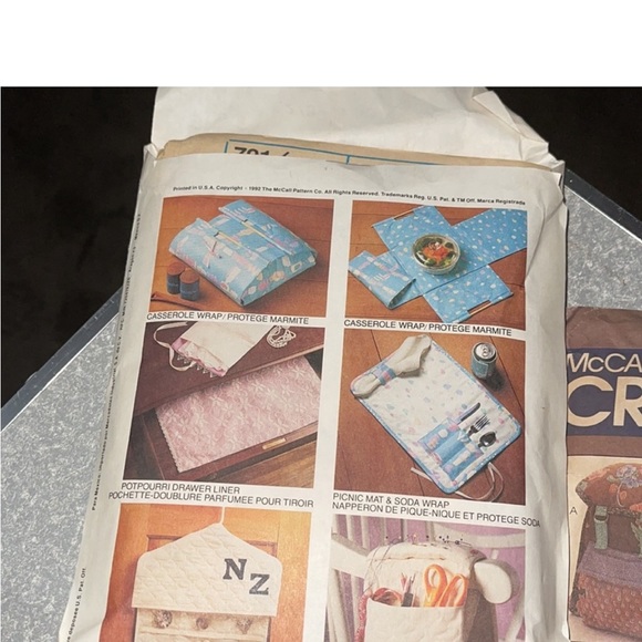 MCCALL’s vintage accessories sewing pattern - Picture 4 of 5